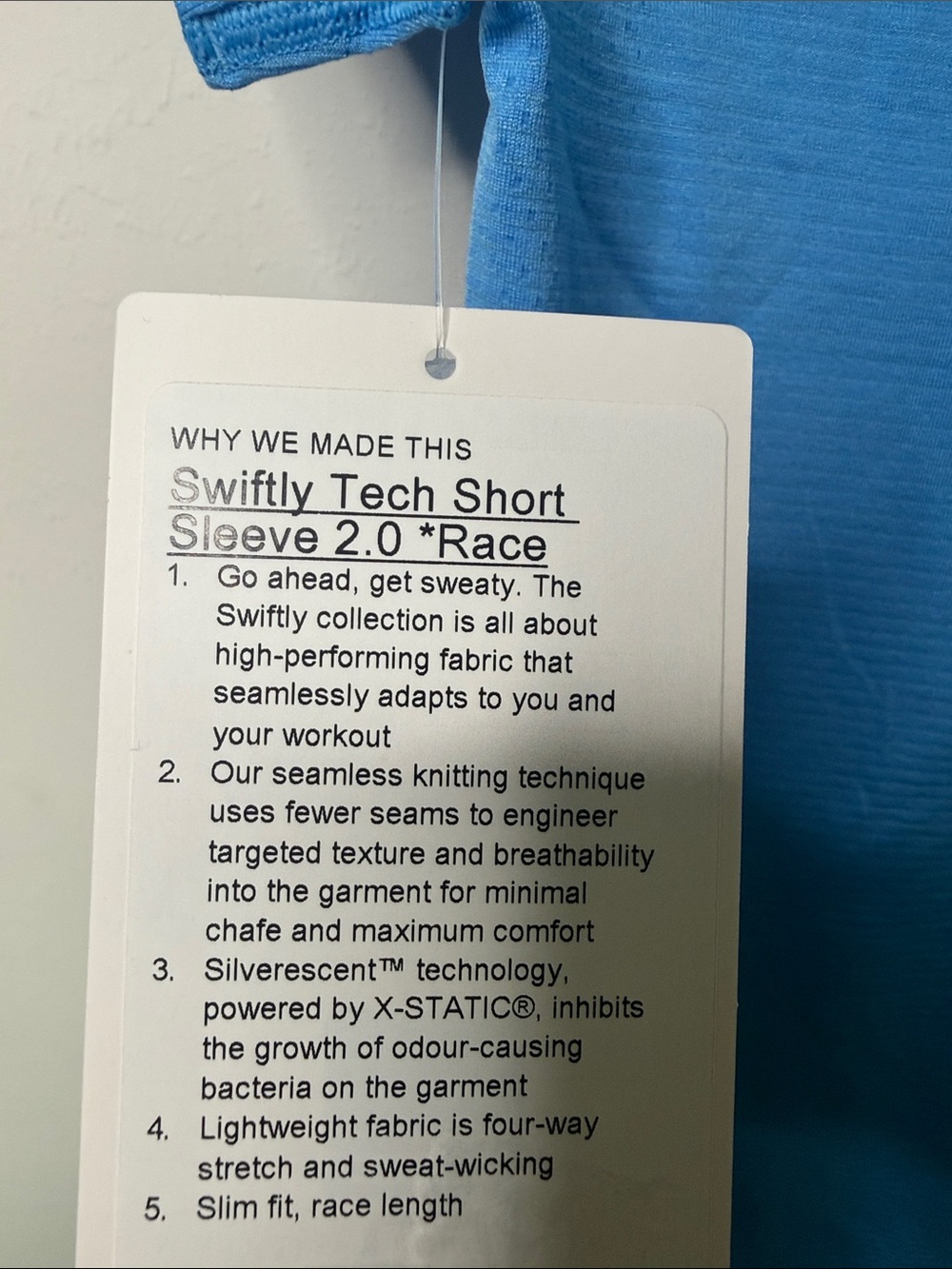 Lululemon Swiftly Tech Short Sleeve 2.0 *Race - Picture 4 of 4
